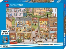 Puzzle HEYE Seek & Find: Casas urbanas, 1000 piezas