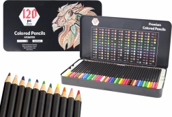Set de lápices de colores premium de 120 piezas en varios tonos