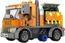 Set de construcción compatible Camioneros de basura 157 piezas BLOXO
