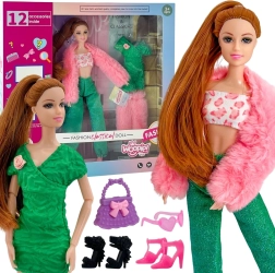 Woopie Royal muñeca Emi 30 cm con 12 sorpresas, ropa y accesorios