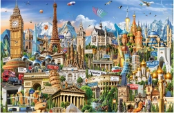 Educa Puzzle miniatura Símbolos de Europa 1000 piezas