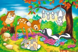 Puzzle Bambi y sus amigos del bosque 160 piezas