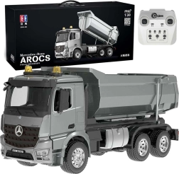 CaDA camión volquete teledirigido Mercedes Benz Arocs 1:20
