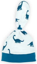 Gorrito de algodón para bebé Nicol Ivo azul 68 (4–6 meses)