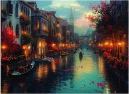 Puzzle Amanecer en Venecia 1000 piezas