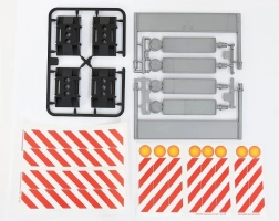 Barreras Bruder para el juego de construcción y transporte