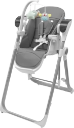 Trona infantil y columpio 2 en 1 NEW BABY Smart, gris