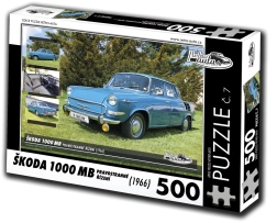 Puzzle RETRO-AUTA Škoda 1000 MB 1966 – 500 piezas