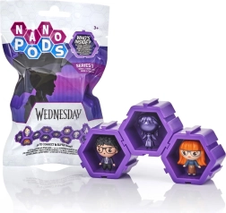 Wednesday nano pods – figuras coleccionables en cápsulas hexagonales