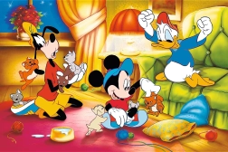 Puzzle Trefl Disney: Mickey Mouse y amigos 600 piezas