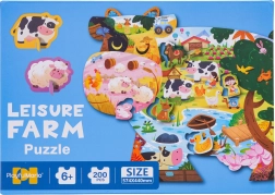 Set de puzzle de 200 piezas – granja