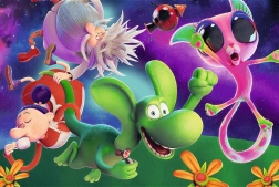 Puzle de 100 piezas - Dragón Diplodok y amigos
