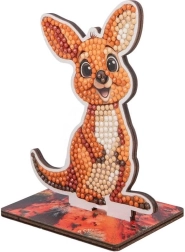 Pintura de diamantes En la Tierra: Canguro