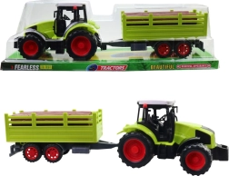 Tractor con remolque de inercia para niños