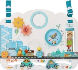 Tablero sensorial de madera Niños del mundo