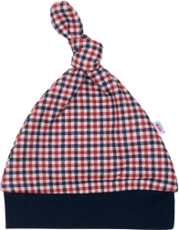Gorrito de bebé de algodón NEW BABY Checkered 74 (6–9 meses)