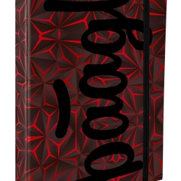 Baagl carpetas para cuadernos escolares A4 Jumbo Red Polygon