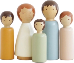 Le Toy Van familia de madera para casa de muñecas