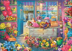 Puzzle Floristería Colorida 1000 Piezas