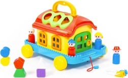 Casita alegre con ruedas para los más pequeños