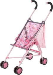 Cochecito para muñecas BABY born con cesta de compras, plegable