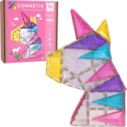Construcción magnética CONNETIX Glitter Unicorn Pack 56 piezas