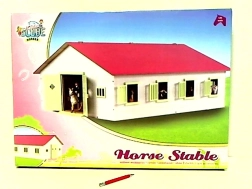Establo de madera para caballos con siete boxes Kids Globe