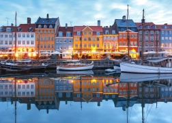 Puzle Puesta de sol en Nyhavn 500 piezas BLUEBIRD