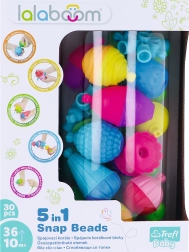 Set de construcción Lalaboom 5 en 1 Cuentas de conexión Set mediano 30 piezas