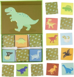 A Little Lovely Company memorama de dinosaurios