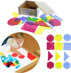 Masterkidz formas geométricas translúcidas