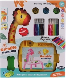 Proyector infantil jirafa a pilas