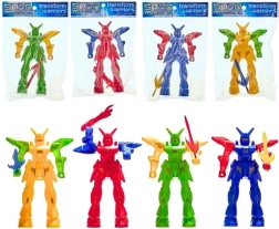 Transform warrior star mission – set de figuras robóticas, 4 tipos