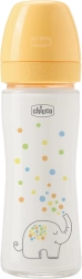 Biberón de vidrio para bebé Chicco Perfect Easy 240 ml con flujo lento 0m+