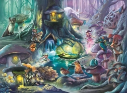 Puzzle Ravensburger Bosque mágico 150 piezas XXL