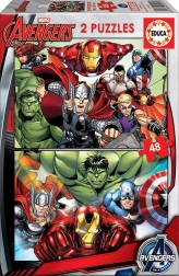 Puzzle EDUCA Avengers: Reunidos 2×48 piezas