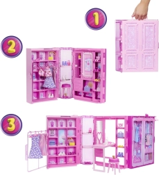 Armario de sueños Barbie 3.0 con muñeca