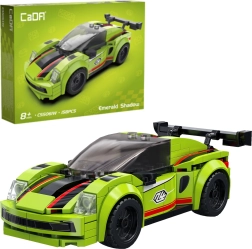 Kit de construcción CaDA coche de carreras Emerald Shadow, 158 piezas