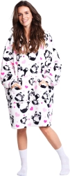 Sudadera manta de TV cálida COZY NOXXIEZ Panda