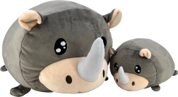 Magic Baby rinoceronte – mamá y cría, set de peluche 20 y 40 cm