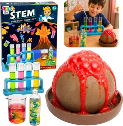 Set educativo Pequeño químico – 14 experimentos, incluido volcán