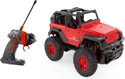 Coche RC todoterreno V8 de 21 cm con control remoto