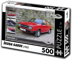 RETRO-AUTA Puzzle Škoda Garde 1983 500 piezas