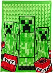 Manta Minecraft Creeper con cojín