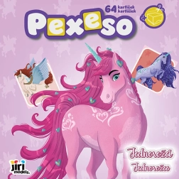 Memorama en cuaderno de unicornios – 64 tarjetas, láminas para colorear y cajita