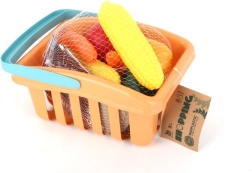 Set de juego de frutas de material de trigo, 17 piezas
