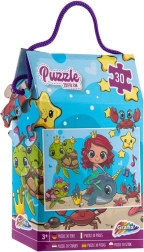 Rompecabezas sirena 30 piezas 29 × 18 cm