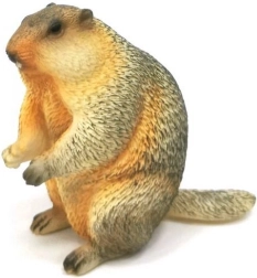 Figura de marmota de 6,5 cm