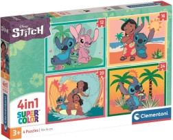 Puzzle Stitch 4 en 1 de Clementoni para niños