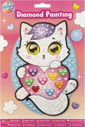 Set creativo de pintura con diamantes Gatita XL